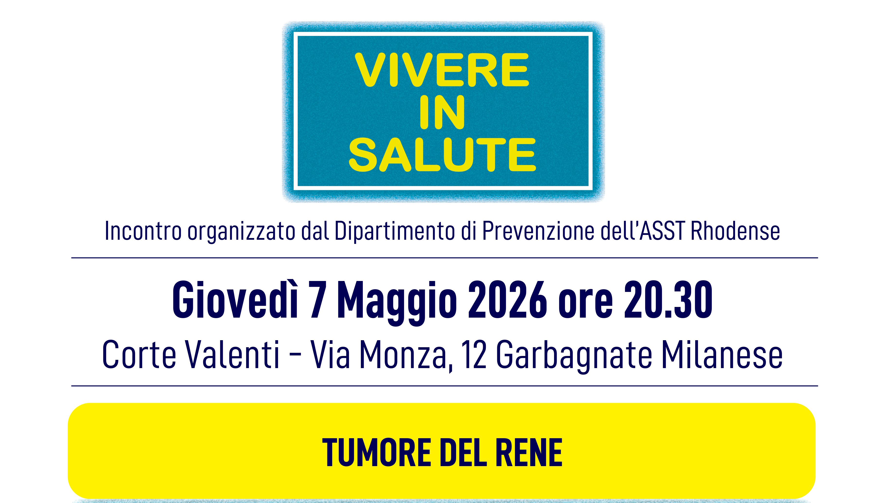 VIVERE IN SALUTE - TUMORE DEL RENE - Formato PDF